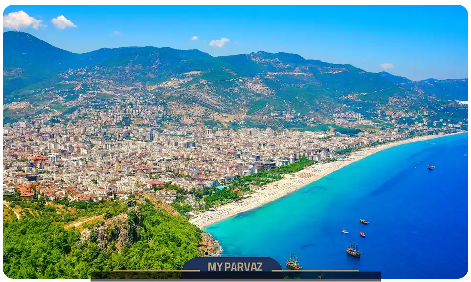 سواحل شرقی و غربی آلانیا