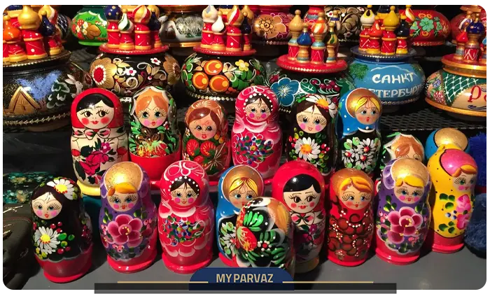 سوغاتی و صنایع دستی روسیه